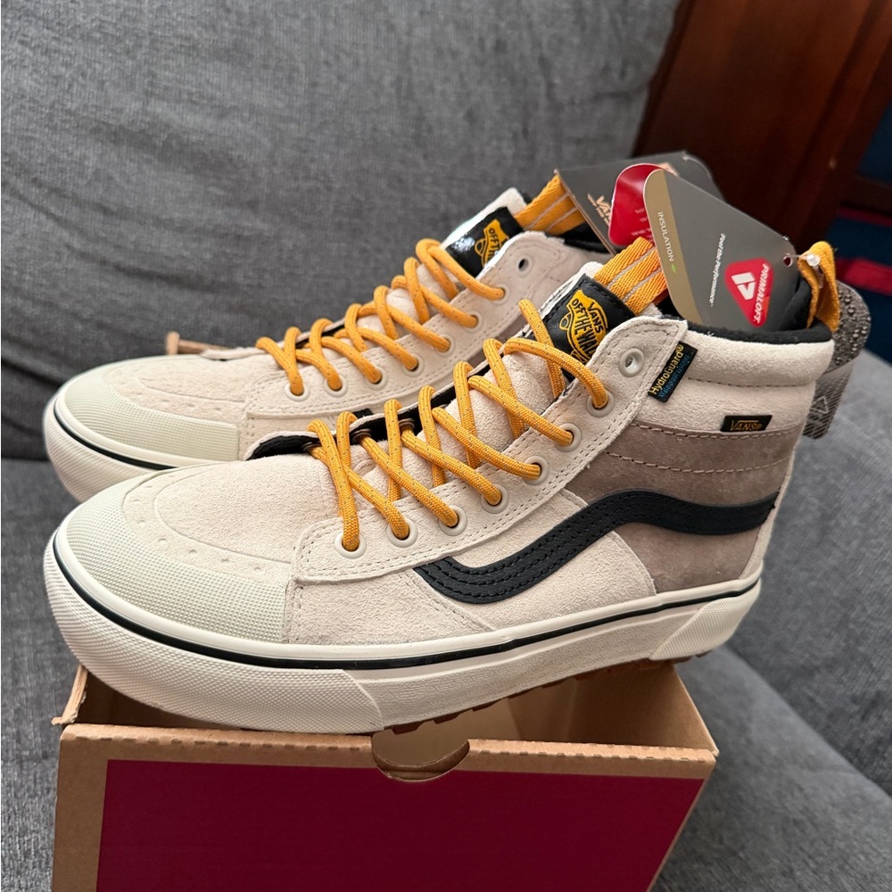 Vans Sk8-Hi MTE-2 Utility Pop White Biege Multi Waterproof Womens 8 Mens 6.5